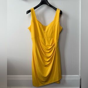 Le Chateau Yellow Sleeveless Dress